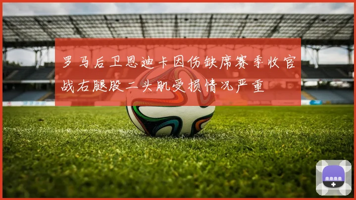 罗马后卫恩迪卡因伤缺席赛季收官战右腿股二头肌受损情况严重